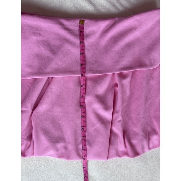 NWT Zara Barbie Pink Tube Top Strapless top/Skirt Bubble Lined Blogger Fav Sz M - Picture 11 of 14